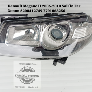 8200412749 7701063256  Renault Megane II 2006-2010 Sol Ön Far Xenon