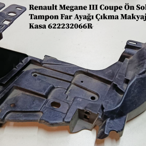 622232066R Renault Megane III Coupe Ön Sol Tampon Far Ayağı Çıkma Makyajlı Kasa
