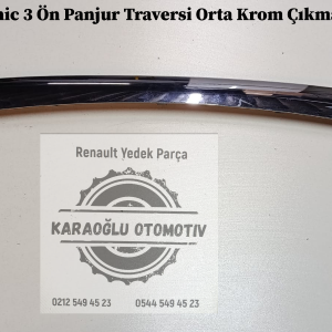 620783050R Renault Scenic 3 Ön Panjur Traversi Orta Krom Çıkma