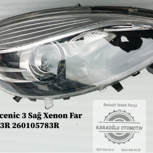 260108323R 260105783R Renault Scenic 3 Sağ Xenon Far