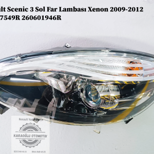 260607549R 260601946R Renault Scenic 3 Sol Far Lambası Xenon 2009-2012