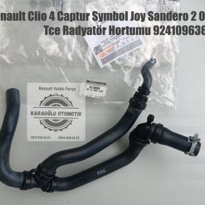 924109636R Renault Clio 4 Captur Symbol Joy Dacia Sandero 2 0.9 Tce Radyatör Hortumu