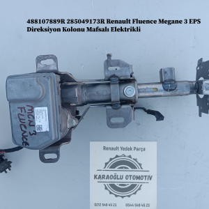 488107889R 285049173R Renault Fluence Megane 3 EPS Direksiyon Kolonu Mafsalı Elektrikli