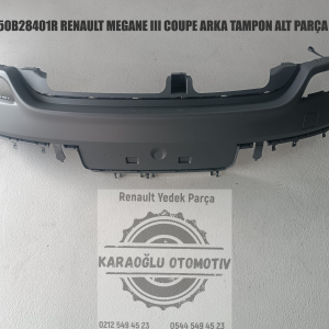 RENAULT MEGANE 3 COUPE ARKA TAMPON ALT SPOYLERİ 850B28401R