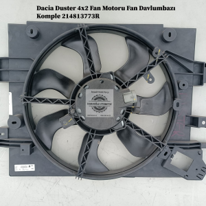 214813773R Dacia Duster 4x2 Fan Motoru Fan Davlumbazı Komple