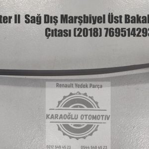 769514293R Dacia Duster II Sağ Dış Marşbiyel Üst Bakaliti Çıtası 2018