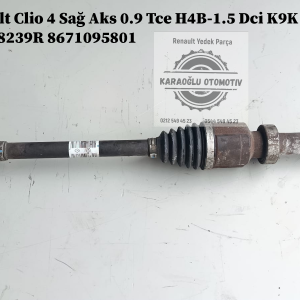 391008239R 8671095801 Renault Clio 4 Sağ Aks 0.9 Tce H4B-1.5 Dci K9K