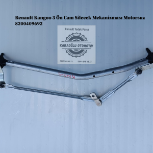 8200409692 Renault Kangoo 3 Ön Cam Silecek Mekanizması Motorsuz