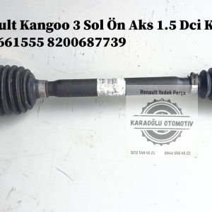 8200661555 8200687739 Renault Kangoo 3 Sol Ön Aks 1.5 Dci K9K 5 Vites