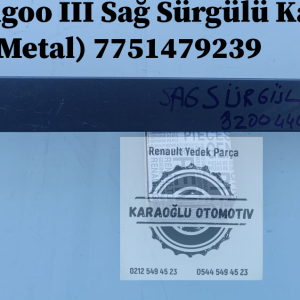 7751479239 8200440889 Renault Kangoo III Sağ Sürgülü Kapı Kaplaması (Metal)