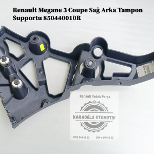 850440010R Renault Megane 3 Coupe Sağ Arka Tampon Supportu