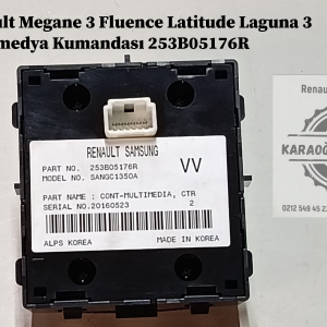 253B05176R Renault Megane 3 Fluence Latitude Laguna 3 Multimedya Kumandası