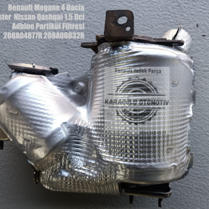 208A04877R 208A00832R Megane IV Dacia Duster Nissan Qashqai 1.5 Dci Adblue Partikül Filtresi 208A04877R 208A00832R