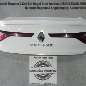901001568R Megane IV Bagaj Kapağı Sedan