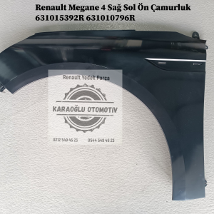 631015392R 631010796R Renault Megane 4 Sol Ön Çamurluk