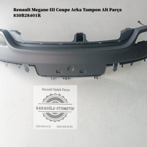 850B28401R Renault Megane III Coupe Arka Tampon Alt Parça