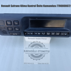 Renault Safrane Klima Kontrol Ünite Kumandası 7700808672
