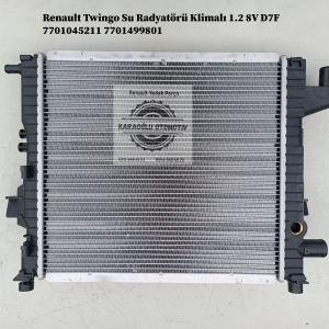 7701045211 7701499801 Renault Twingo Su Radyatörü Klimalı 1.2 8V D7F