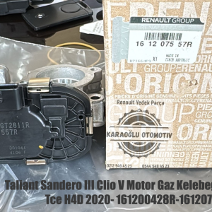 161200428R-161207557R Taliant Sandero III Clio V Motor Gaz Kelebeği 1.0 Tce H4D