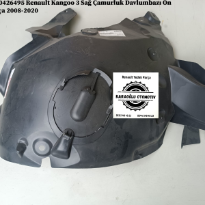 8200426495 Renault Kangoo 3 Sağ Çamurluk Davlumbazı Ön Parça 2008-2020