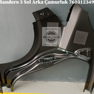 760312349R Dacia Sandero 3 Sol Arka Çamurluk