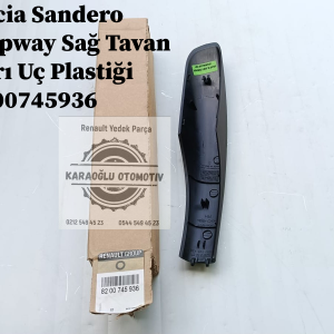 8200745936 Dacia Sandero Stepway Sağ Tavan Barı Uç Plastiği