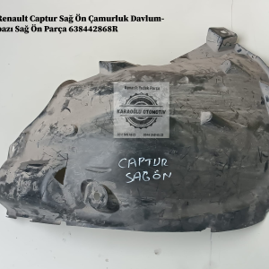 638442868R Renault Captur Sağ Ön Çamurluk Davlumbazı Ön Parça