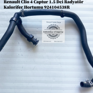 924104538R Renault Clio 4 Captur 1.5 Dci Radyatör Çıkış Hortumu