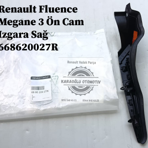 668620027R Renault Fluence Megane 3 Ön Cam Izgara Sağ