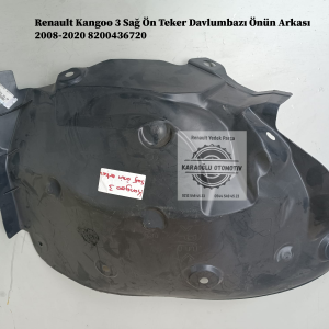 8200436720 Renault Kangoo 3 Sağ Ön Teker Davlumbazı Önün Arkası 2008-2020