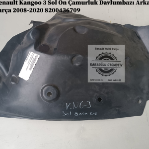 8200436709 Renault Kango 3 Sol Ön Çamurluk Davlumbazı Arka Parça 2008-2020