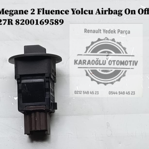 681995427R 8200169589 Renault Megane 2 Fluence Yolcu Airbag On Off Düğmesi