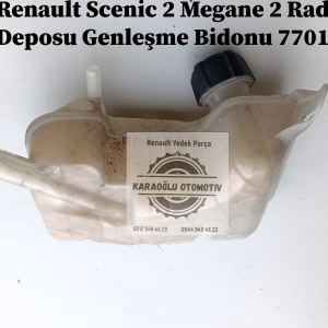 7701474499 Renault Scenic 2 Megane 2 Radyatör Yedek Su Deposu Genleşme Bidonu