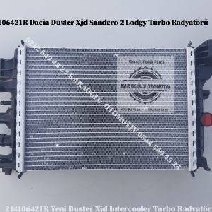 214106421R Dacia Duster Xjd Sandero 2 Lodgy Turbo Radyatörü