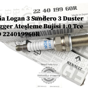 224019960R Dacia Logan 3 Sandero 3 Duster 2 Jogger Ateşleme Bujisi 1.0 Tce H4D
