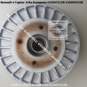 432007212R 432009234R Renault Clio 4 Captur Arka Kampana