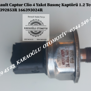 166392853R 166393024R Renault Captur Clio 4 Yakıt Basınç Kaptörü 1.2 Tce