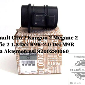 8200280060 Renault Clio 2 Kangoo 2 Megane 2 Trafic 2 1.5 Dci K9K-2.0 Dci M9R Hava Akışmetresi