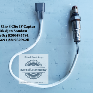 8200495791 8201035691 226932962R Renault Clio III Clio IV Captur 1.2 H5f Oksijen Sondası Sensörü Orjinal