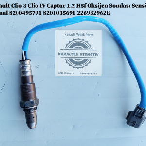 8200495791 8201035691 226932962R Renault Clio 3 Clio IV Captur 1.2 H5f Oksijen Sondası Sensörü Orjinal