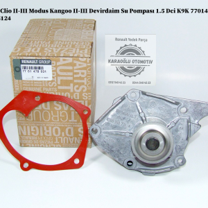 7701478031 8671095124 Renault Clio II-III Modus Kangoo II-III Devirdaim Su Pompası 1.5 Dci K9K