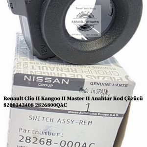8200143408 2826800QAC Renault Clio II Kangoo II Master II Anahtar Kod Çözücü