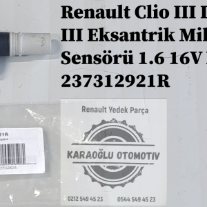 237312921R  Renault Clio III Laguna III Eksantrik Mil Sensörü 1.6 16V K4M