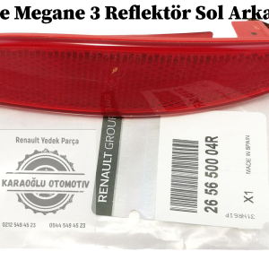 265650004R Renault Fluence Megane 3 Reflektör Sol Arka