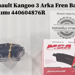 440604876R Renault Kangoo 3 Arka Fren Balata Takımı