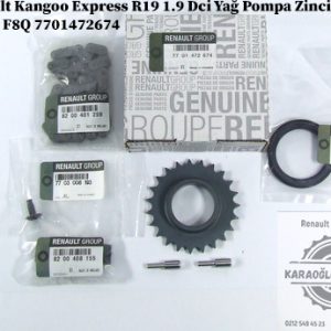 7701472674 Renault Kangoo Express R19 1.9 Dci Yağ Pompa Zinciri Dişlisi F8Q