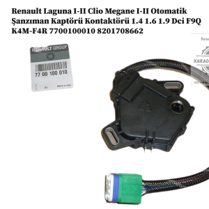 7700100010 8201708662 Renault Laguna I-II Clio Megane I-II Otomatik Şanzıman Kaptörü Kontaktörü 1.4 1.6 1.9 Dci F9Q K4M-F4R