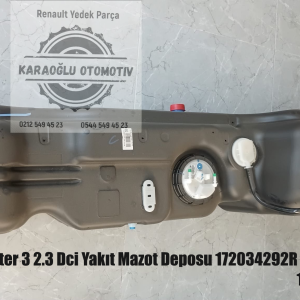Renault Master 3 2.3 Dci Yakıt Mazot Deposu 172034292R 172030731R 172038525R
