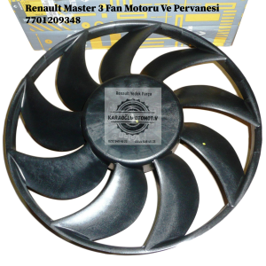 7701209348 Renault Master 3 Fan Motoru Ve Pervanesi