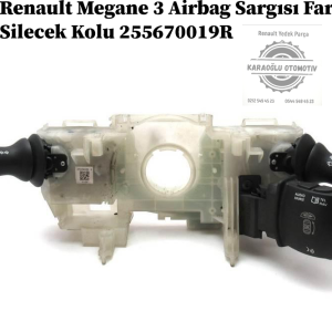 255670019R Renault Megane 3 Airbag Sargısı Far Silecek Kolu
